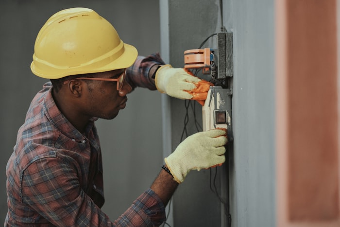 Morelec electricians at work